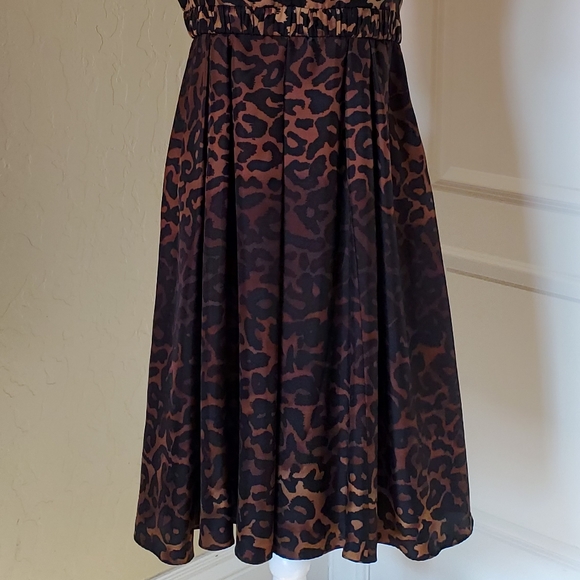 Alfani Silk Leopard Print Dress - Picture 7 of 8